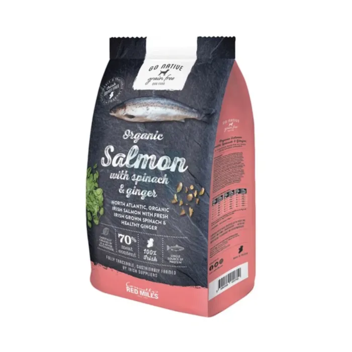 GO NATIVE KOERA TÄISSÖÖT LÕHE/SPINAT/INGVER 800G - Tootepilt 1