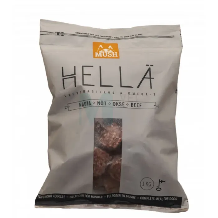 MUSH HELLÄ KOERA TÄISSÖÖT TOORTOIT VEIS 1KG - Tootepilt 1