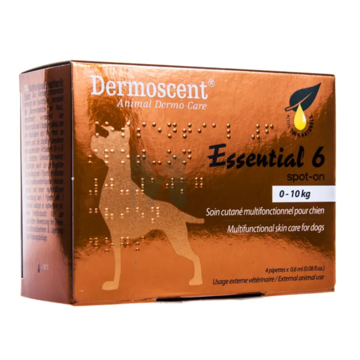 DERMOSCENT ESSENTIAL6 SPOT-ON DOG 0-10KG 0,6ML N4 - Tootepilt 1