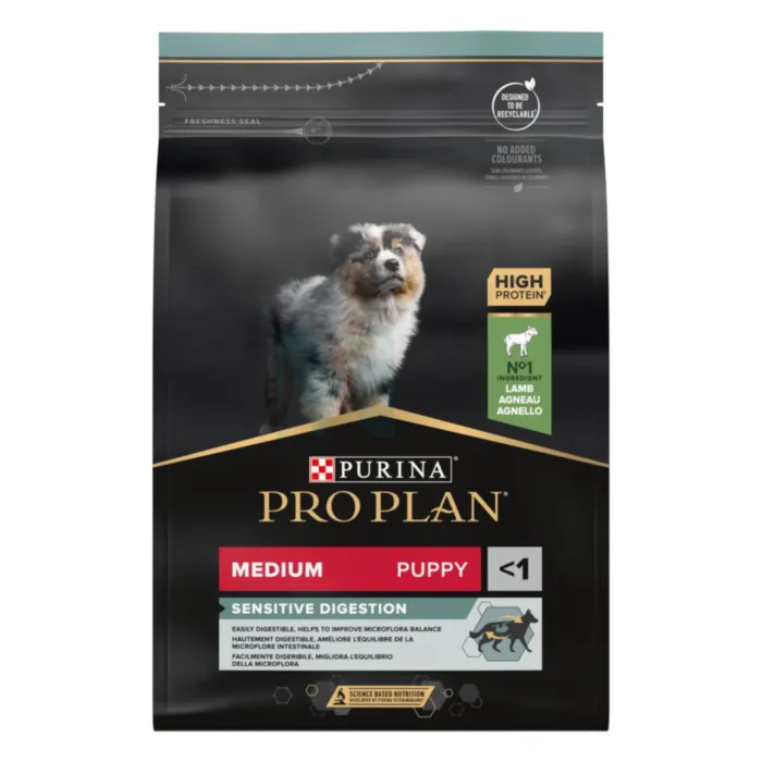 PRO PLAN KUTSIKA TÄISSÖÖT KESKM.TÕUG SEEDEPR.LAMBA 3KG - Tootepilt 1