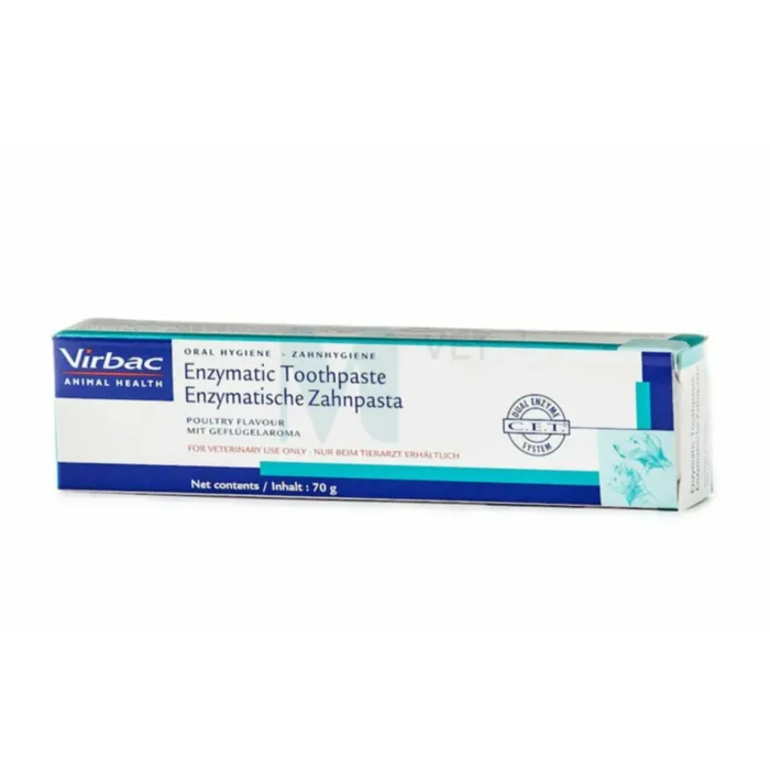VIRBAC KASSI/KOERA C.E.T.ENSÜMAATILINE HAMBAPASTA 70G - Tootepilt 1