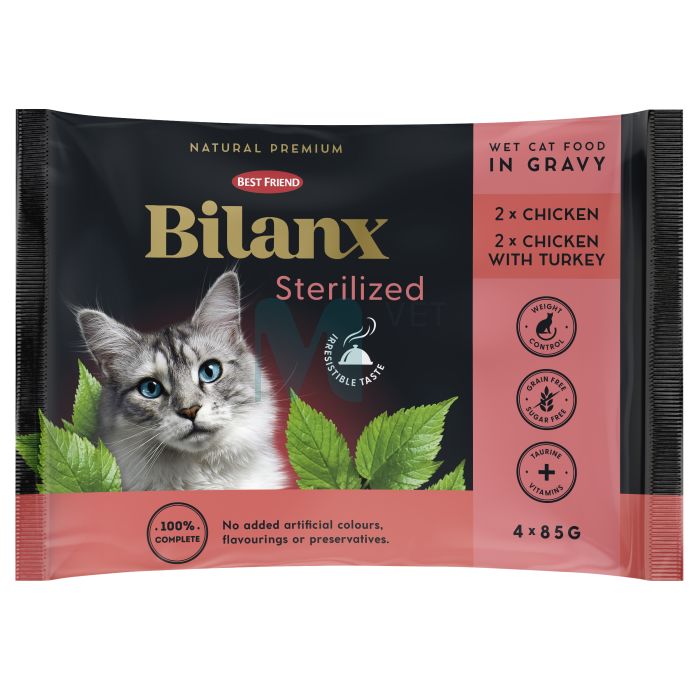 BF KASSI EINEKOTIKE BILANX VALIKP. STERIL. KANA/KALKUN KASTMES 85G N4