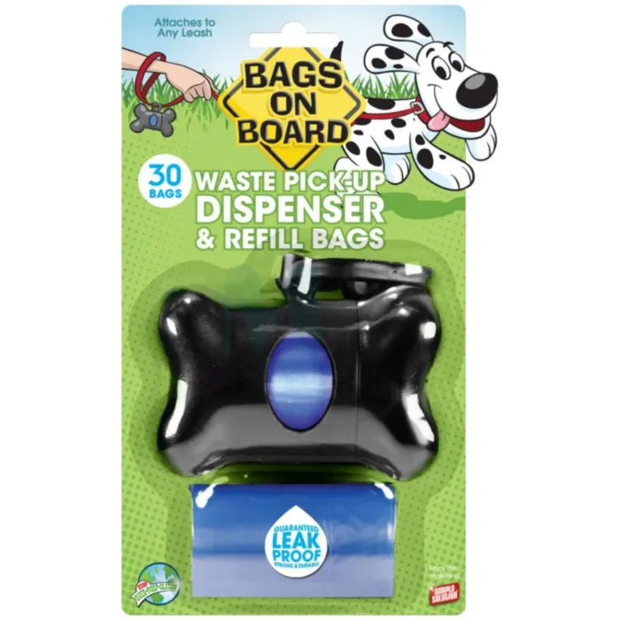 BAGS ON BOARD HÜGIEENIKOTI HOIDIK KONT+30 KOTTI MUST # - Tootepilt 1