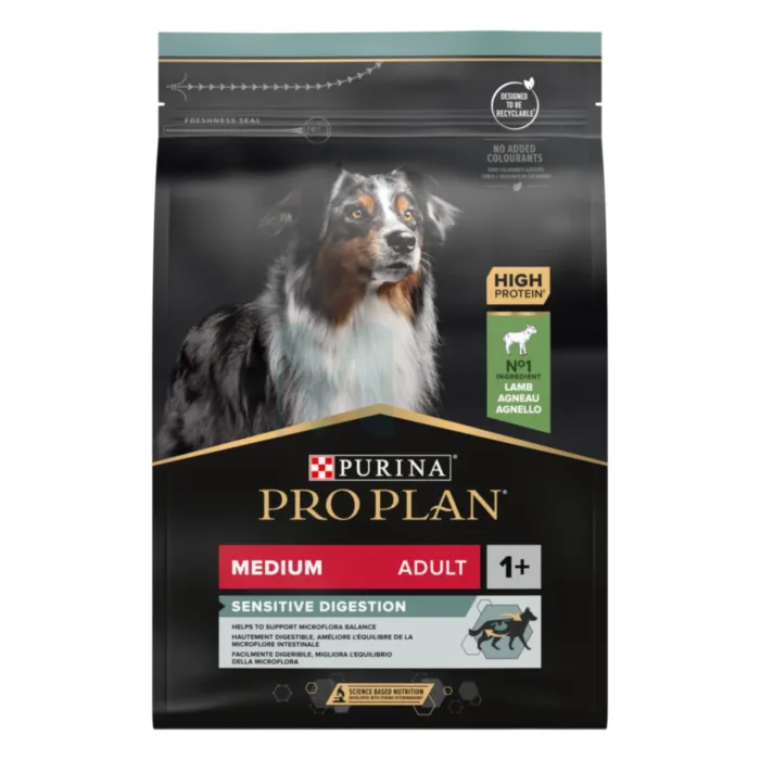 PRO PLAN KOERA TÄISSÖÖT KESKM.TÕUG SEEDEPR. LAMBA 3KG - Tootepilt 1