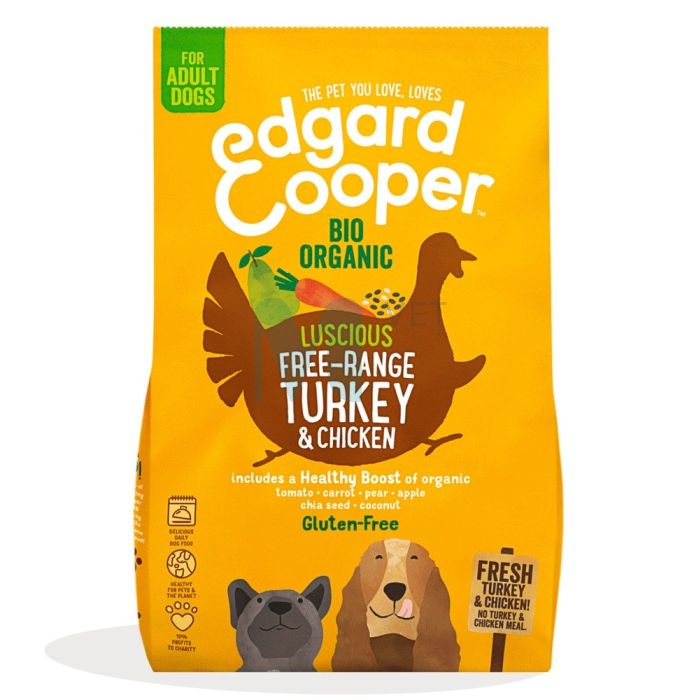 EDGARD COOPER KOERA TÄISSÖÖT FREE-RANGE KALKUN/KANA 7KG