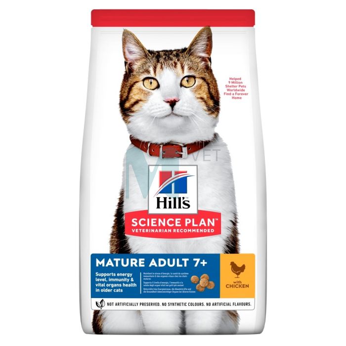 HILLS KASSI TÄISSÖÖT MATURE 7+ KANA 10KG