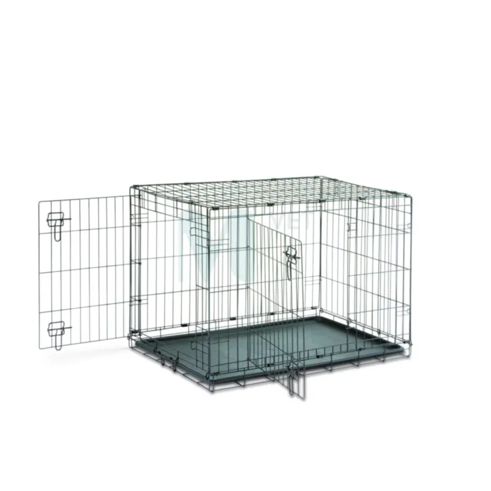 SAVIC METALLPUUR DOG COTTAGE XXL 118X77X84CM MUST - Tootepilt 1