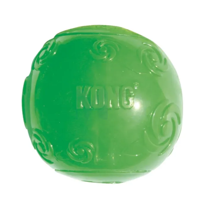 KONG SQUEEZZ KOERA MÄNGUASI PALL KUMMIST M - Tootepilt 1