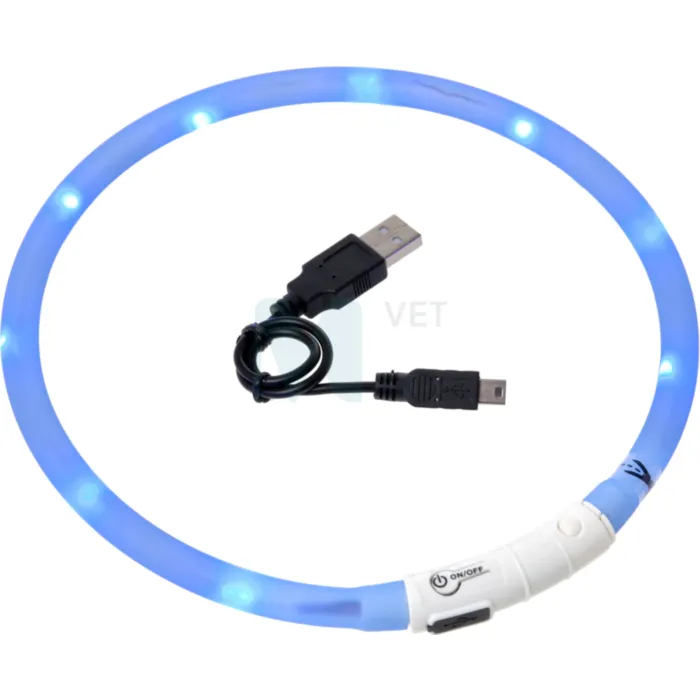 FLAMINGO KOERA LED KAELARIHM VISIO 70CM (REGULEERITAV) SININE - Tootepilt 1