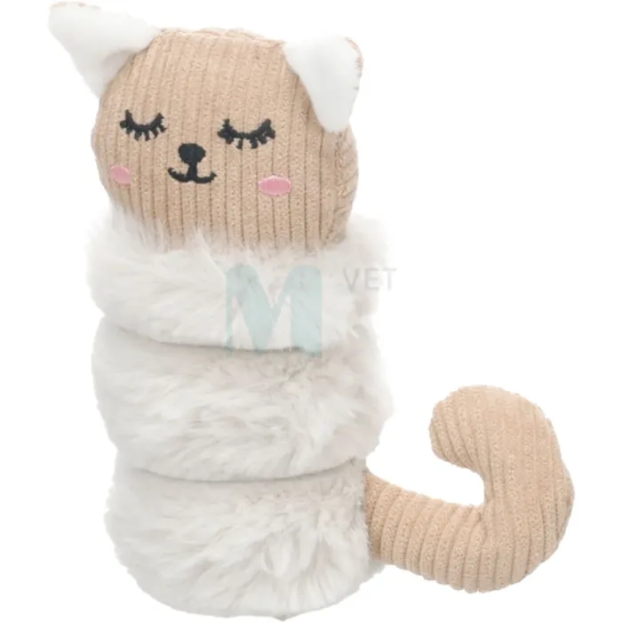FLAMINGO KOERA MÄNGUASI RIBOLA KASS 22CM BEEZ - Tootepilt 1