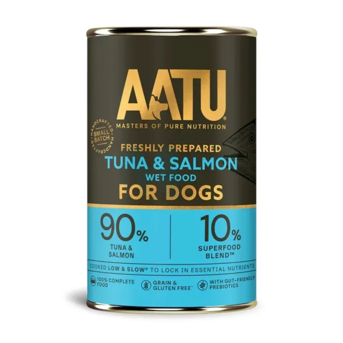 AATU KOERA KONSERV TUUNIKALA/LÕHE 400G - Tootepilt 1