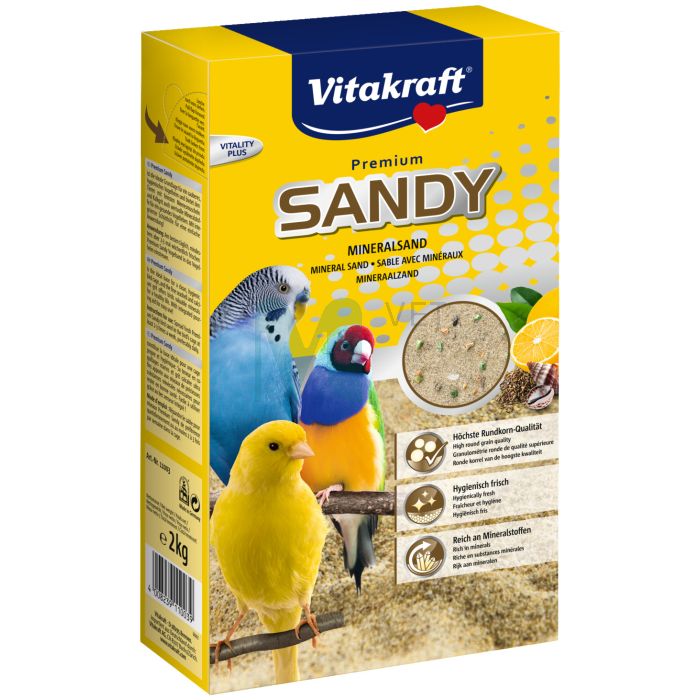 VITAKRAFT LINDUDE LIIV PUURI VITA SANDY 2KG #