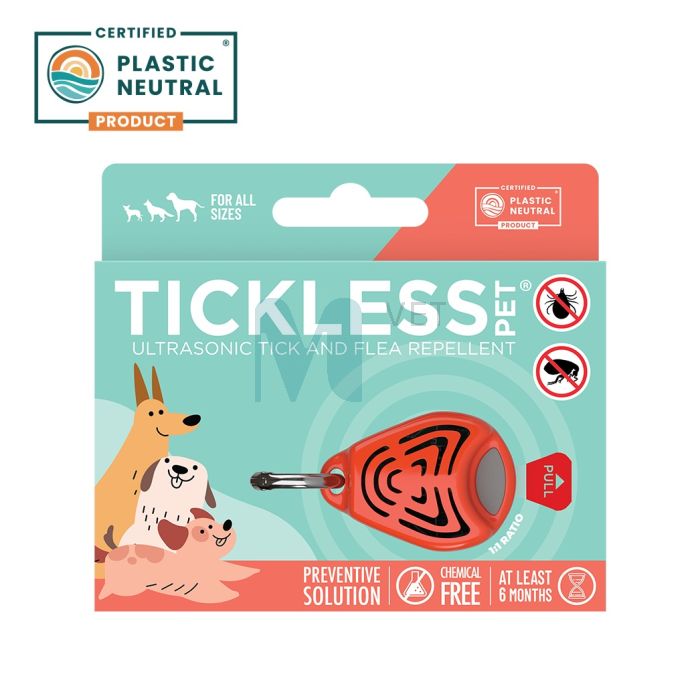 TICKLESS PUUGIPELETAJA LEMMIKLOOMALE ORANZ
