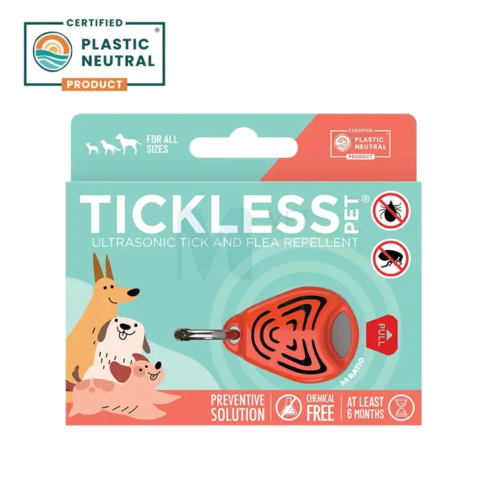 TICKLESS PUUGIPELETAJA LEMMIKLOOMALE ORANZ - Tootepilt 1