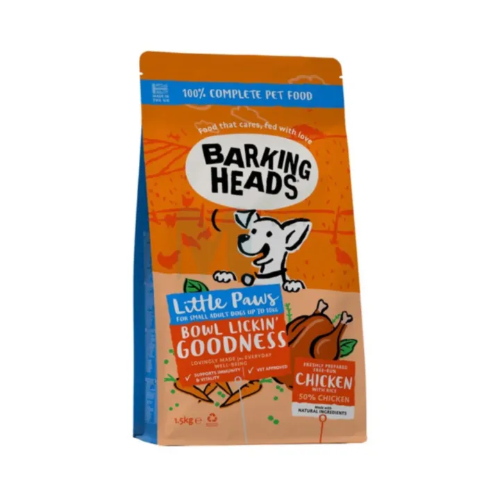 BH KOERA TÄISSÖÖT BOWL LICKIN GOODNESS VÄIKE TÕUG KANA 1,5KG - Tootepilt 1