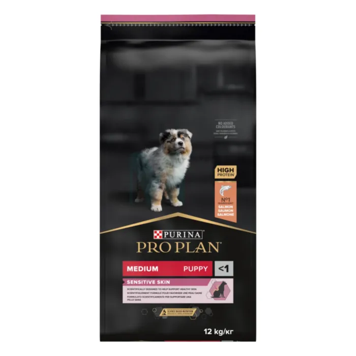 PRO PLAN KUTSIKA TÄISSÖÖT KESKM.TÕUG NAHAPR.LÕHE 12KG - Tootepilt 1
