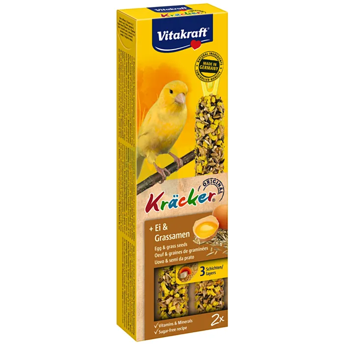 VITAKRAFT KANAARILINDUDE MAIUS KRÄCKER MUNA&ROHUSEEMNED N2 - Tootepilt 1