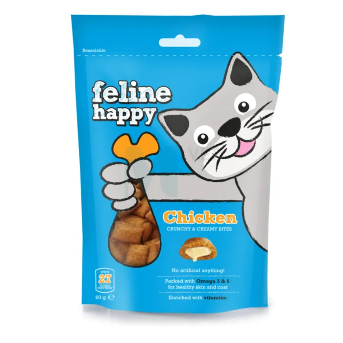 VETIQ KASSI MAIUS FELINE HAPPY KANA 60G - Tootepilt 1
