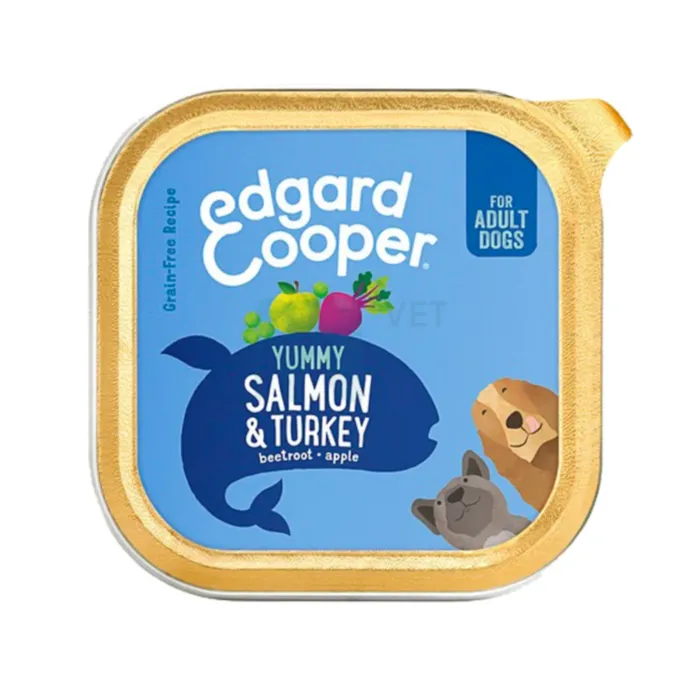 EDGARD COOPER KOERA KONSERV LÕHE/KALKUN 150G - Tootepilt 1