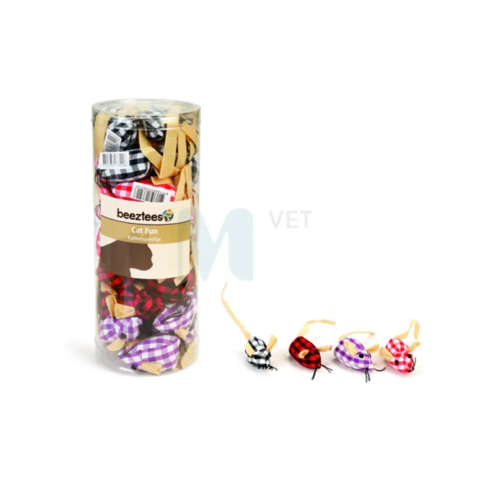 BEEZTEES KASSI MÄNGUASI HIIR RUUDULINE 4CM N1 - Tootepilt 1