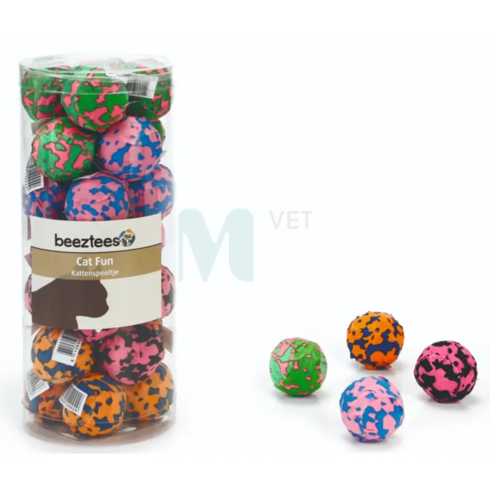 BEEZTEES KASSI MÄNGUASI FUNNY PALL TEKSTIIL 4CM N1 - Tootepilt 1