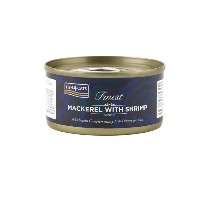 F4C KASSI KONSERV MAKRELL/KREVETT 70G - Tootepilt 1