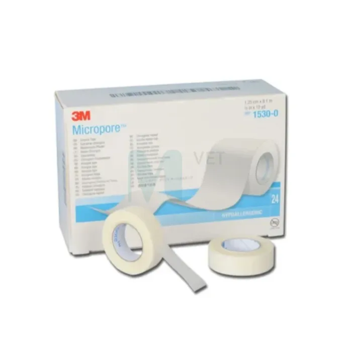 PLAASTER MICROPORE 12MMX9,1M VALGE 1RULL N24 - Tootepilt 1