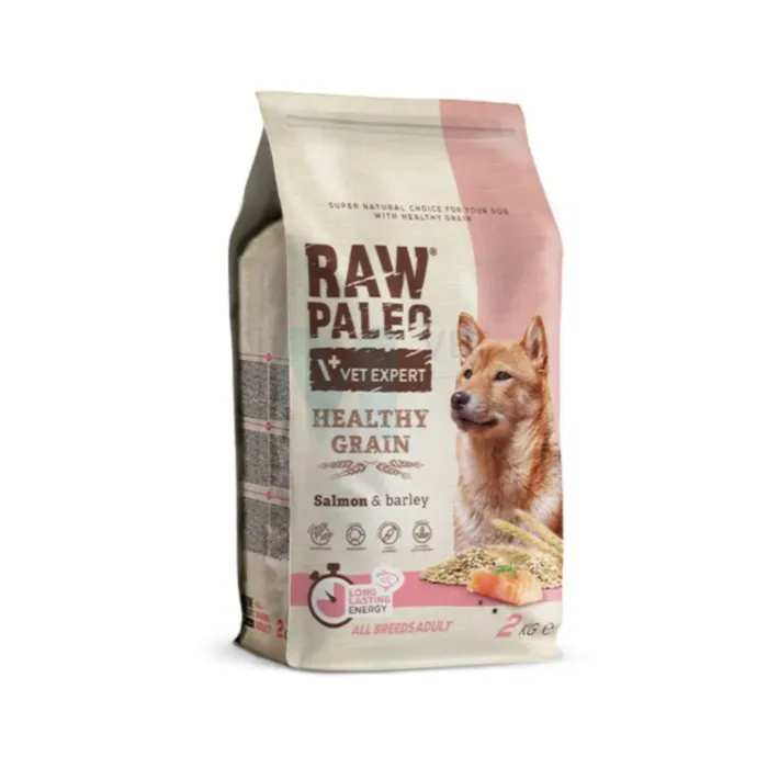 RAW PALEO KOERA TÄISSÖÖT HEALTHY GRAIN LÕHE/ODER 2KG - Tootepilt 1
