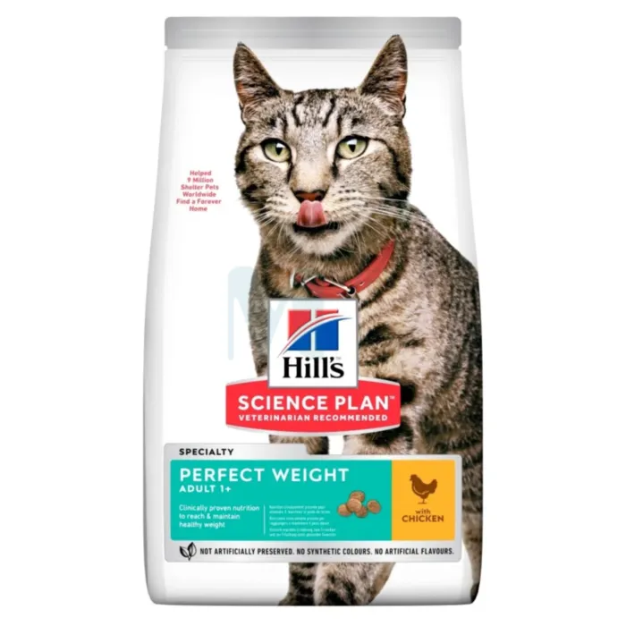 HILLS KASSI TÄISSÖÖT PERFECT WEIGHT KANA 1,5KG - Tootepilt 1