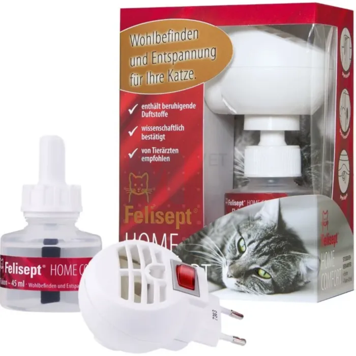FELISEPT KASSI DIFUUSOR+TÄITEPUDEL HOME COMFORT 45ML - Tootepilt 1