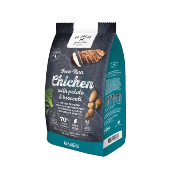 GO NATIVE KOERA TÄISSÖÖT KANA/KARTUL/BROKOLI 800G - Tootepilt 1