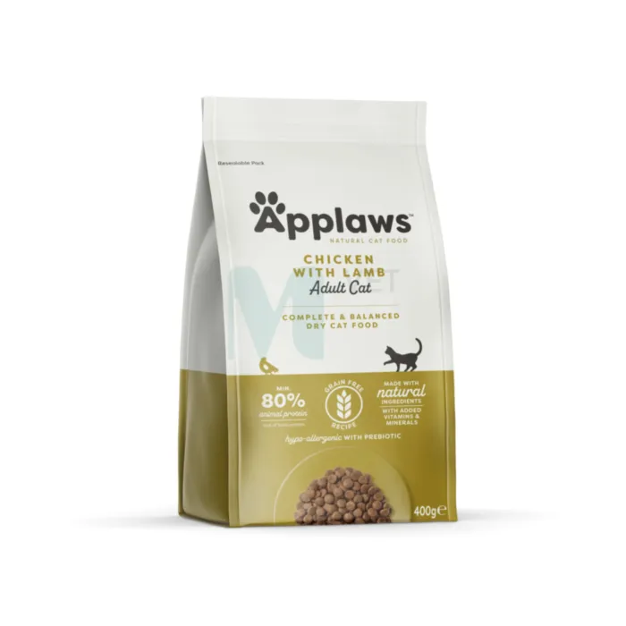 APPLAWS KASSI TÄISSÖÖT KANA/LAMMAS 0,4KG - Tootepilt 1