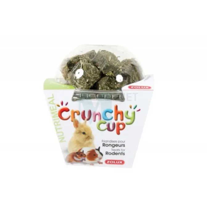ZOLUX NÄRILISTE MAIUS CRUNCHY CUP LUTSERN JA PORGAND 200G - Tootepilt 1
