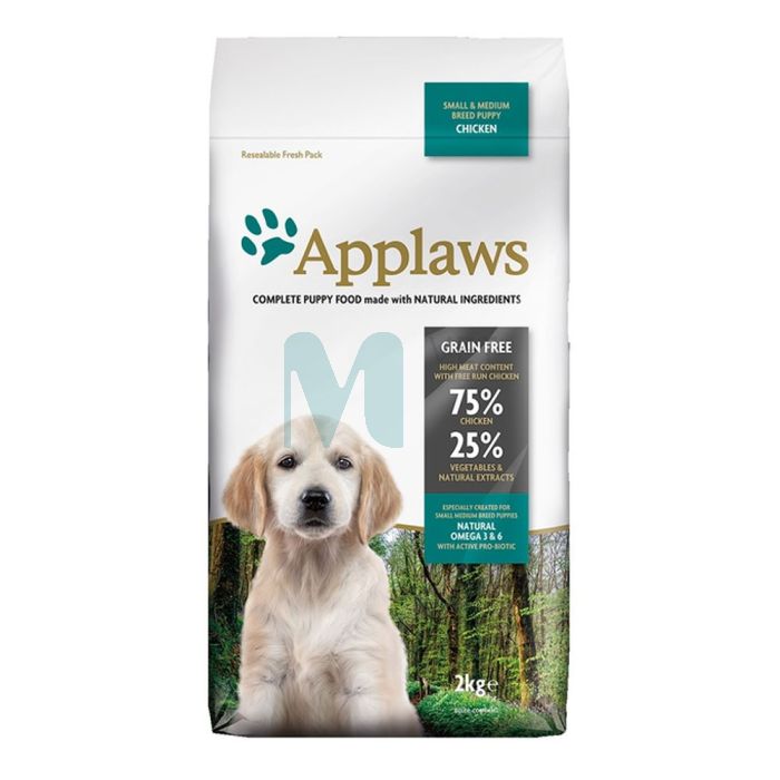APPLAWS KUTSIKA TÄISSÖÖT VÄIKE/KESKM.TÕUG KANA 2KG #