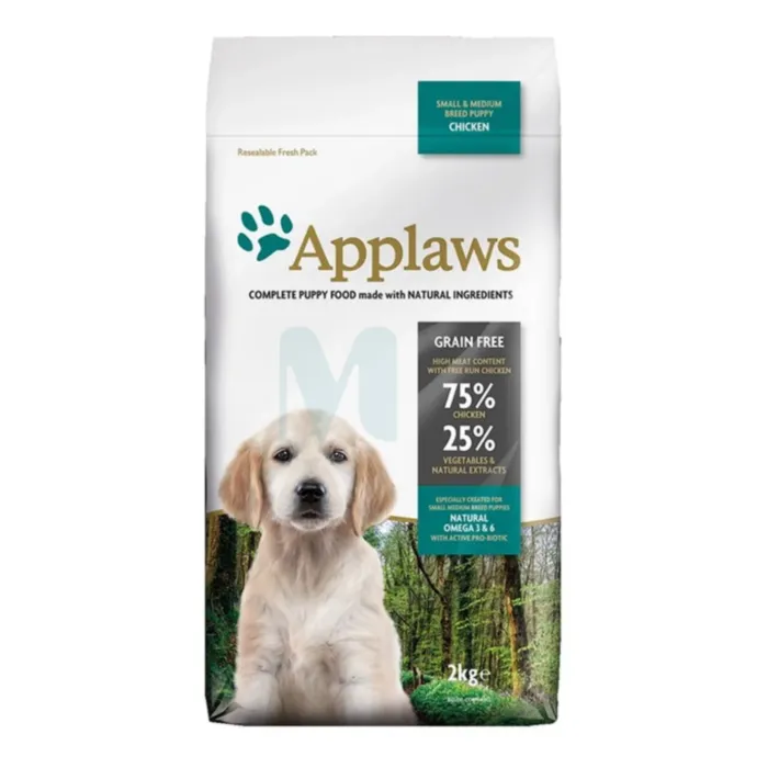 APPLAWS KUTSIKA TÄISSÖÖT VÄIKE/KESKM.TÕUG KANA 2KG# - Tootepilt 1