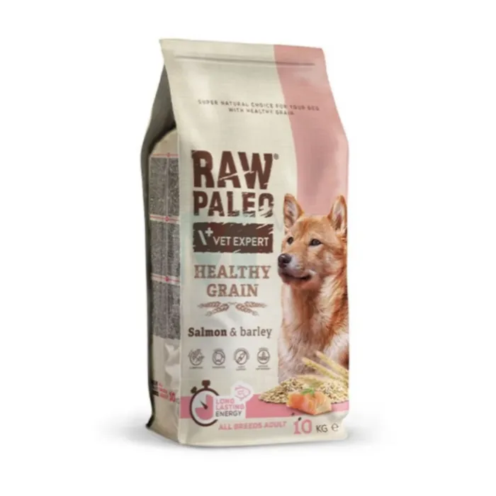 RAW PALEO KOERA TÄISSÖÖT HEALTHY GRAIN LÕHE/ODER 10KG - Tootepilt 1