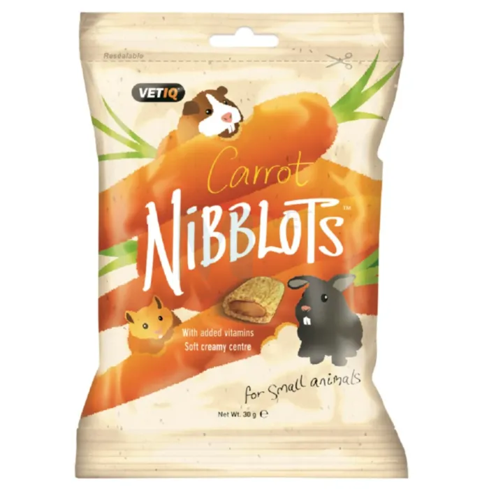 VETIQ VÄIKELOOMA MAIUS NIBBLOTS CARROT 30G - Tootepilt 1