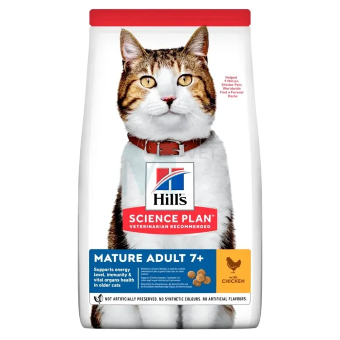 HILLS KASSI TÄISSÖÖT MATURE 7+ KANA 300G - Tootepilt 1