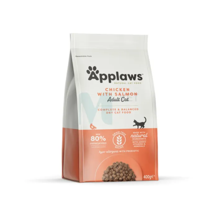 APPLAWS KASSI TÄISSÖÖT KANA/LÕHE 0,4KG - Tootepilt 1