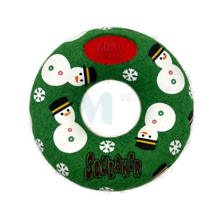 KONG HOLIDAY AIRDOG SQUEAKER DONUT M KOERA MÄNGUASI - Tootepilt 1