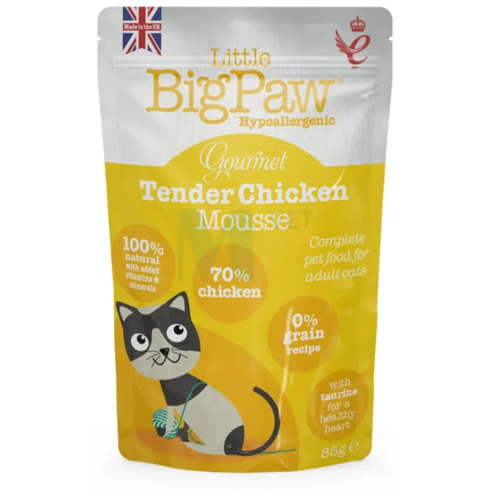 LITTLE BIGPAW KASSI EINEKOTIKE MOUSSE KANA 85G N1 - Tootepilt 1