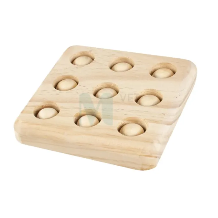 DUVOPLUS NUUSKIMISE JA MAIUSTE PUSLE PUIDUST 12,5X12,5X2,5CM - Tootepilt 1