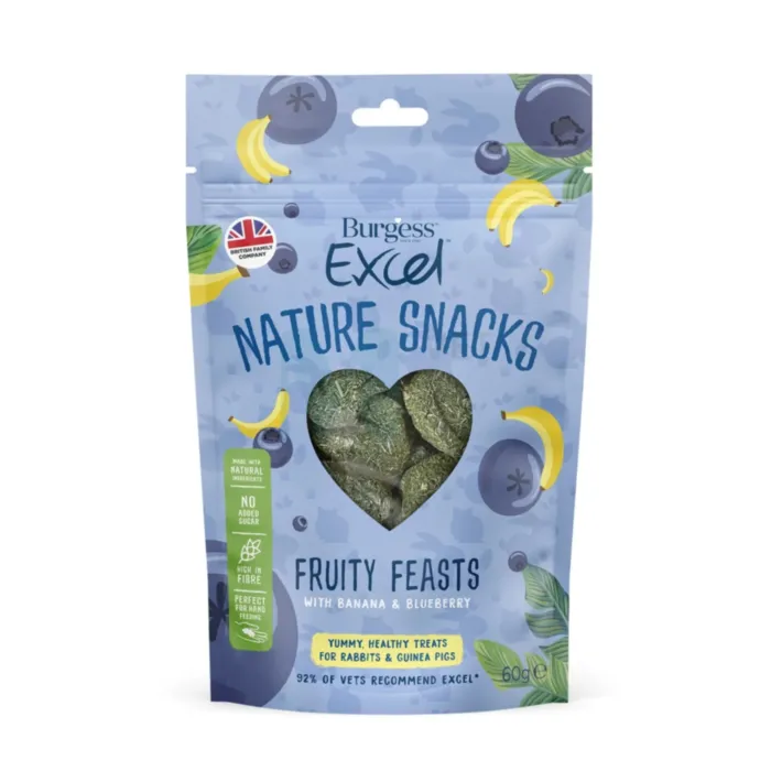 BURGESS EXCEL VÄIKELOOMA MAIUS FRUITY FEASTS 60G - Tootepilt 1