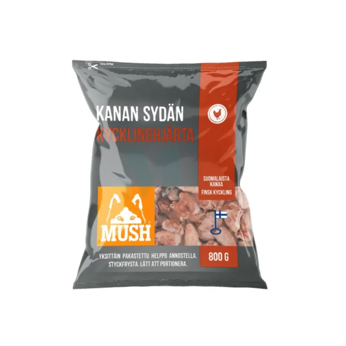 MUSH BASIC KANASÜDAMED 800G - Tootepilt 1