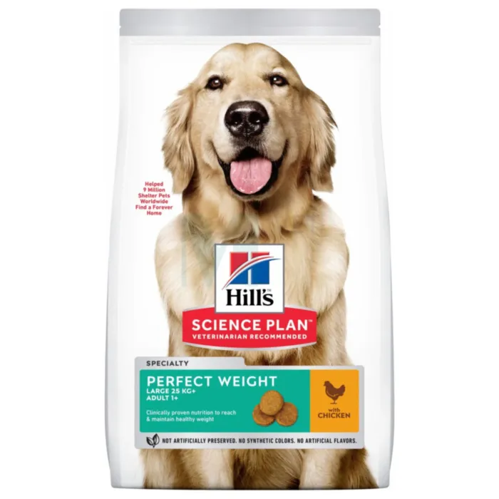 HILLS KOERA TÄISSÖÖT PERFECT WEIGHT SUUR TÕUG 12KG - Tootepilt 1