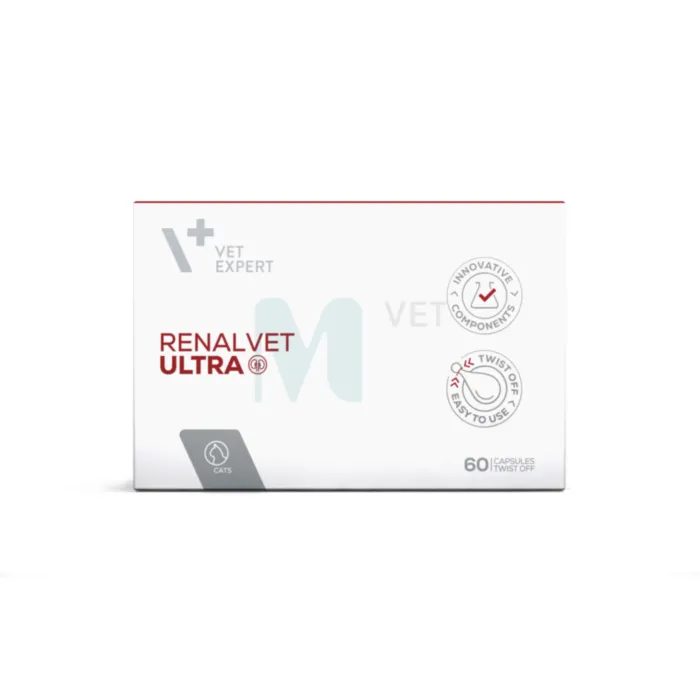 VETEXPERT RENALVET ULTRA KAPSLID KASSIDELE N60 - Tootepilt 1