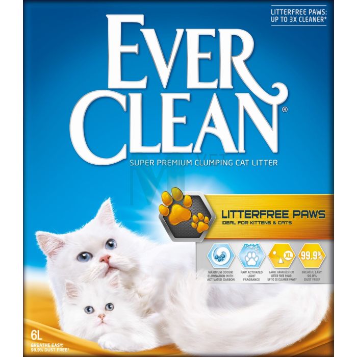KASSILIIV EVER CLEAN LITTERFREE PAWS 6L