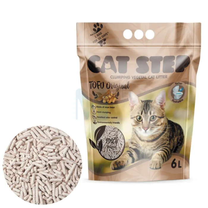 CAT STEP KASSILIIV TOFU ORIGINAL 2,7KG/6L - Tootepilt 1