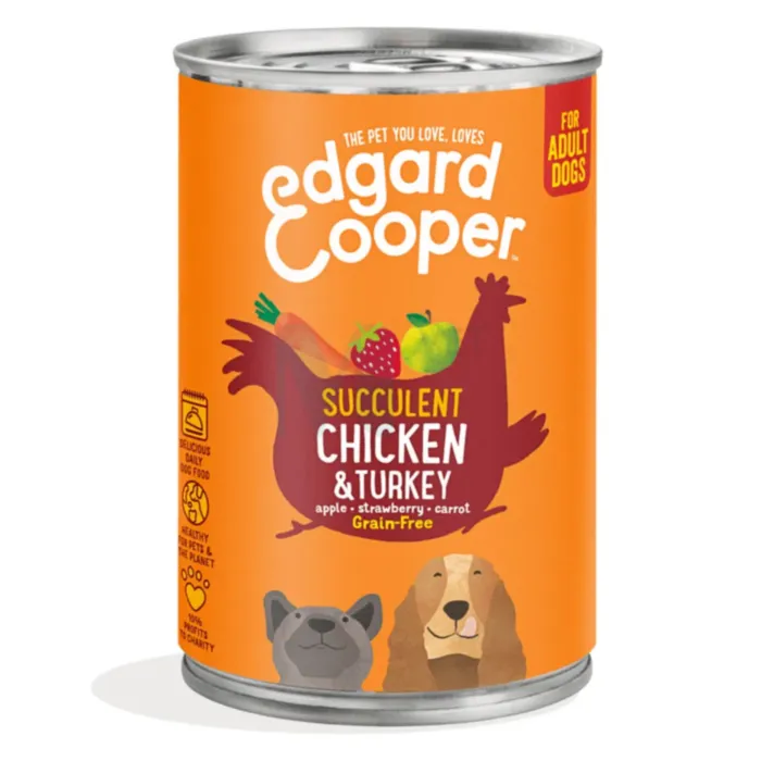 EDGARD COOPER KOERA KONSERV KANA/KALKUN 400G - Tootepilt 1