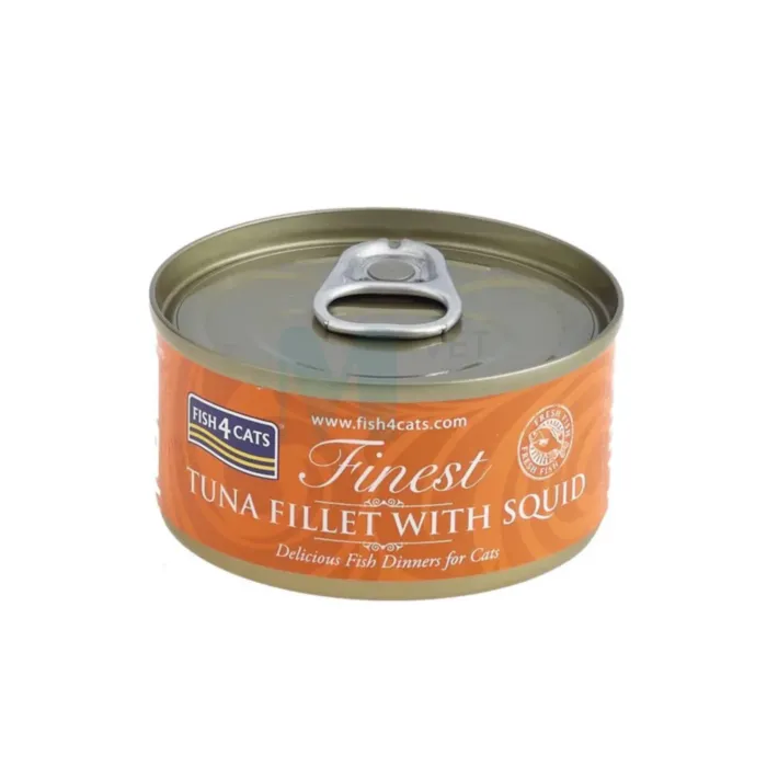 F4C KASSI KONSERV TUUNIKALA/KALMAAR 70G - Tootepilt 1